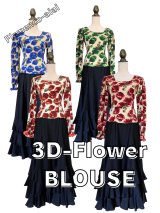 🌸新作UP🌸3Dフラワー・ブラウス