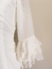 画像4: SALE_ブラウス、立体水玉、オフホワイト (4)