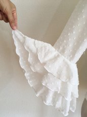 画像5: SALE_ブラウス、立体水玉、オフホワイト (5)