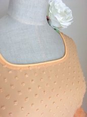 画像3: ブラウス、立体水玉、ピーチ (3)