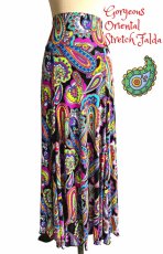 画像1: SALE《即納品》美☆ストレッチ・ファルダ、ペイズリー (1)