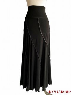 フラメンコ衣装・ドレスのファルダ_エスカルゴタイプ_ニット生地