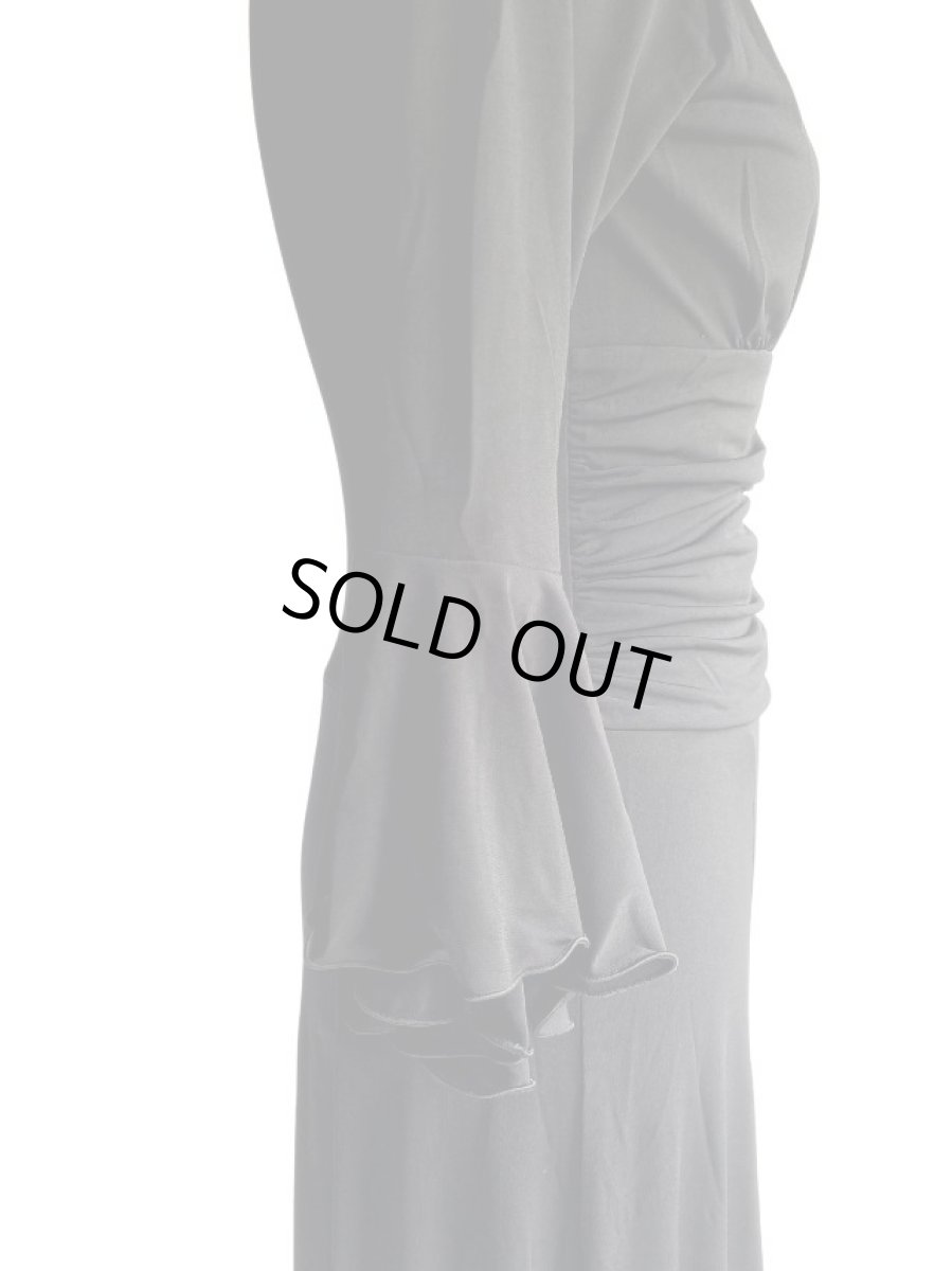 画像4: ニット素材のワンピース、ブラック (4)