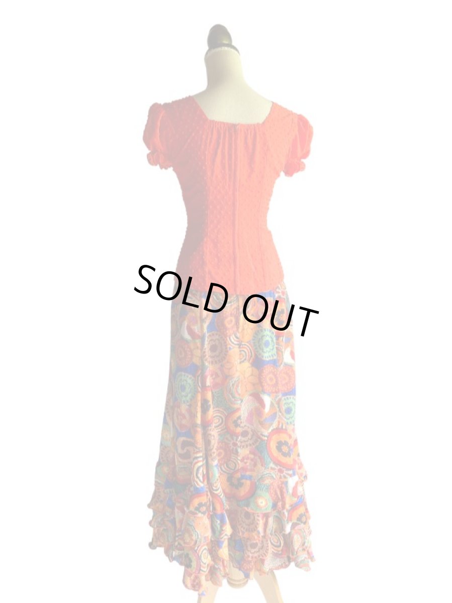 画像2: 《即納品》オレンジドレス (2)