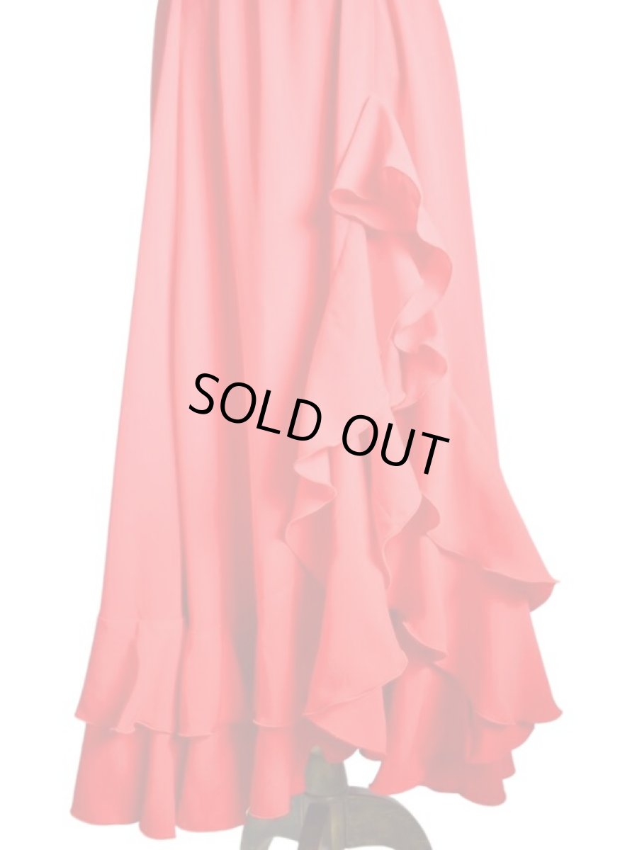 画像5: スリットファルダ、フリル2段、赤 (5)