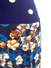 画像1: 一掃SALE《即納品》美☆ストレッチ・ファルダ、ネイビー (1)
