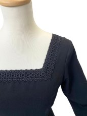 画像5: フラメンコドレス、ブラック、Mサイズ (5)