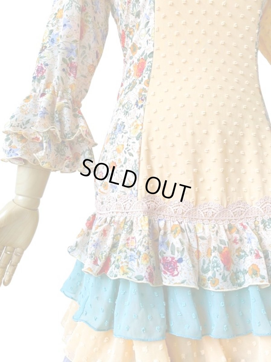 画像6: フラメンコドレス、Lサイズ、1点物 (6)