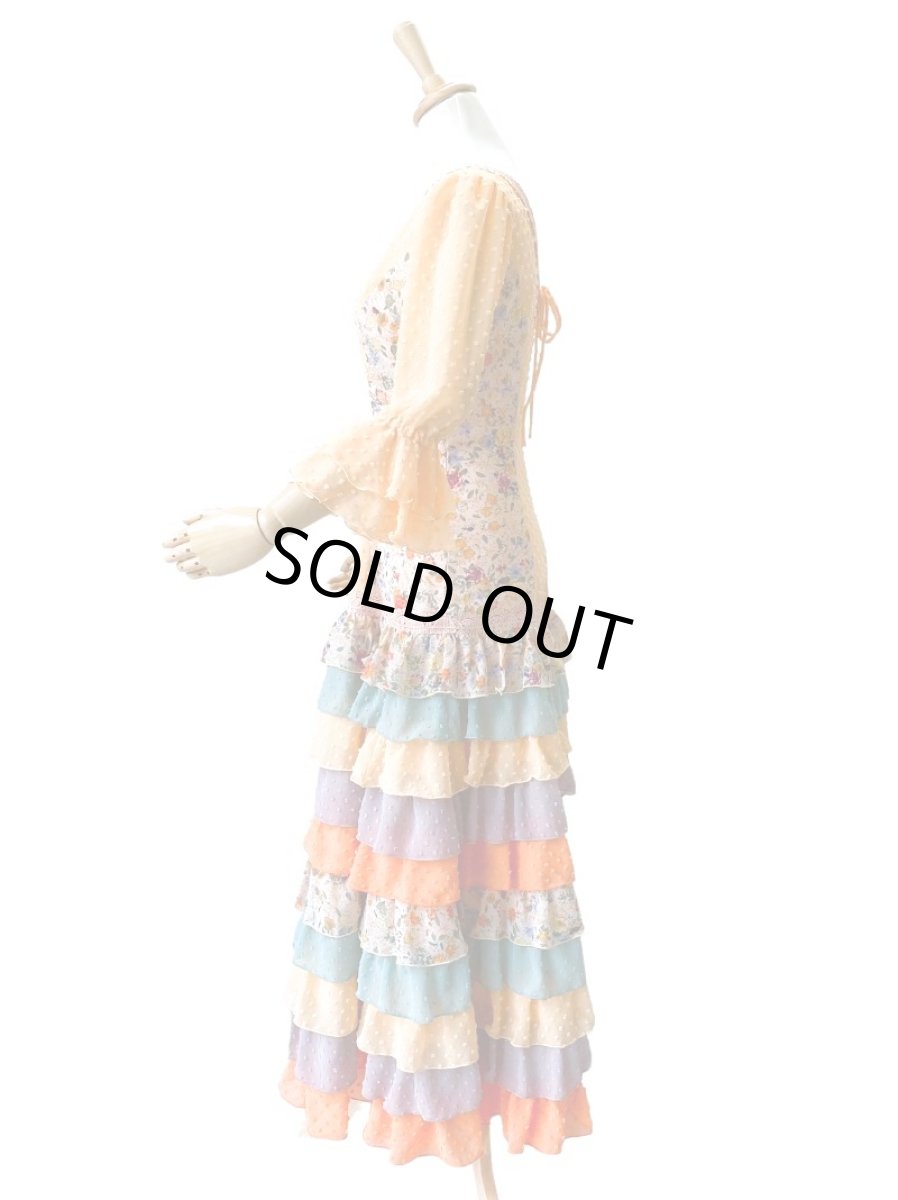 画像10: フラメンコドレス、Lサイズ、1点物 (10)