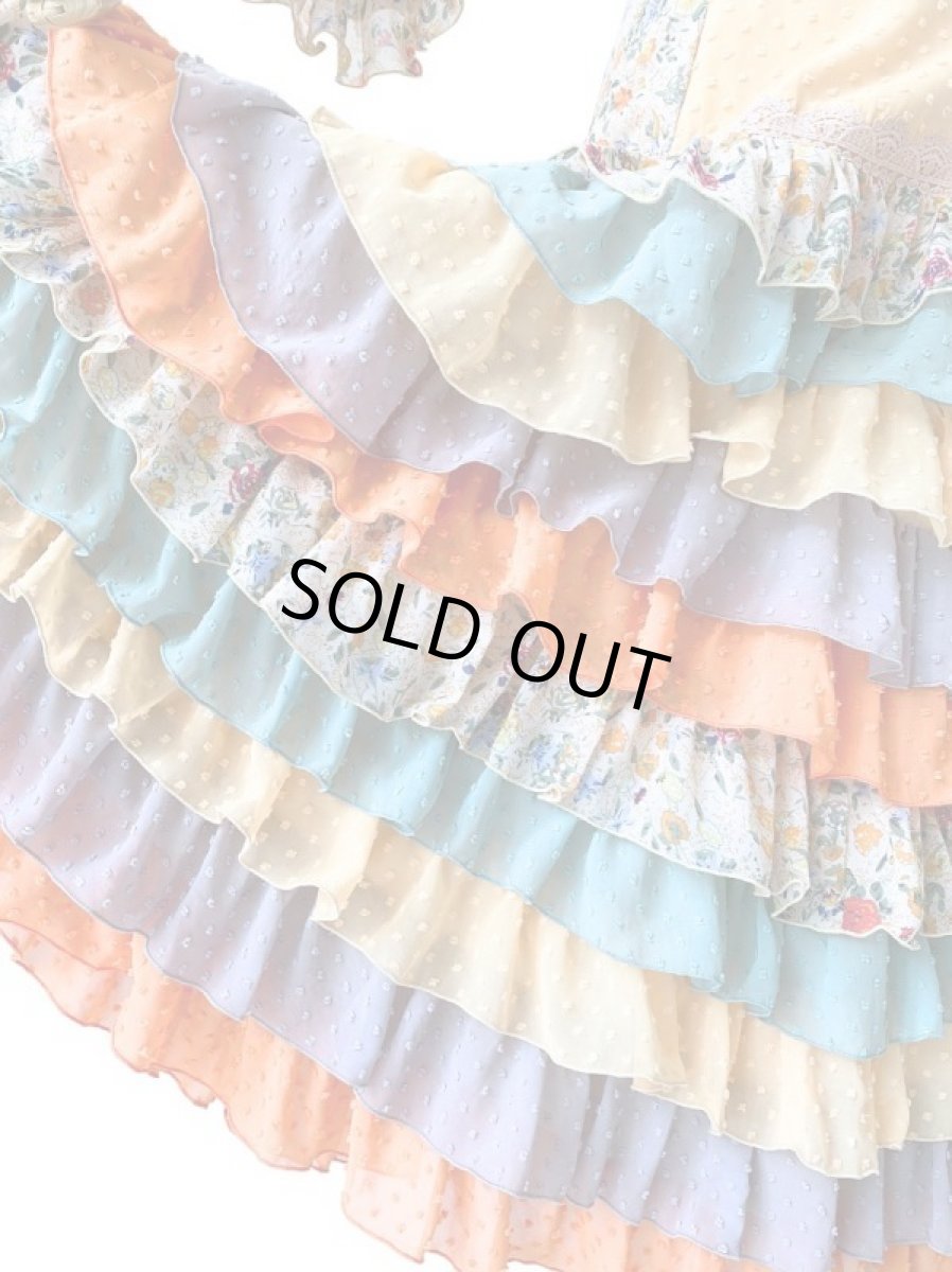 画像4: フラメンコドレス、Lサイズ、1点物 (4)