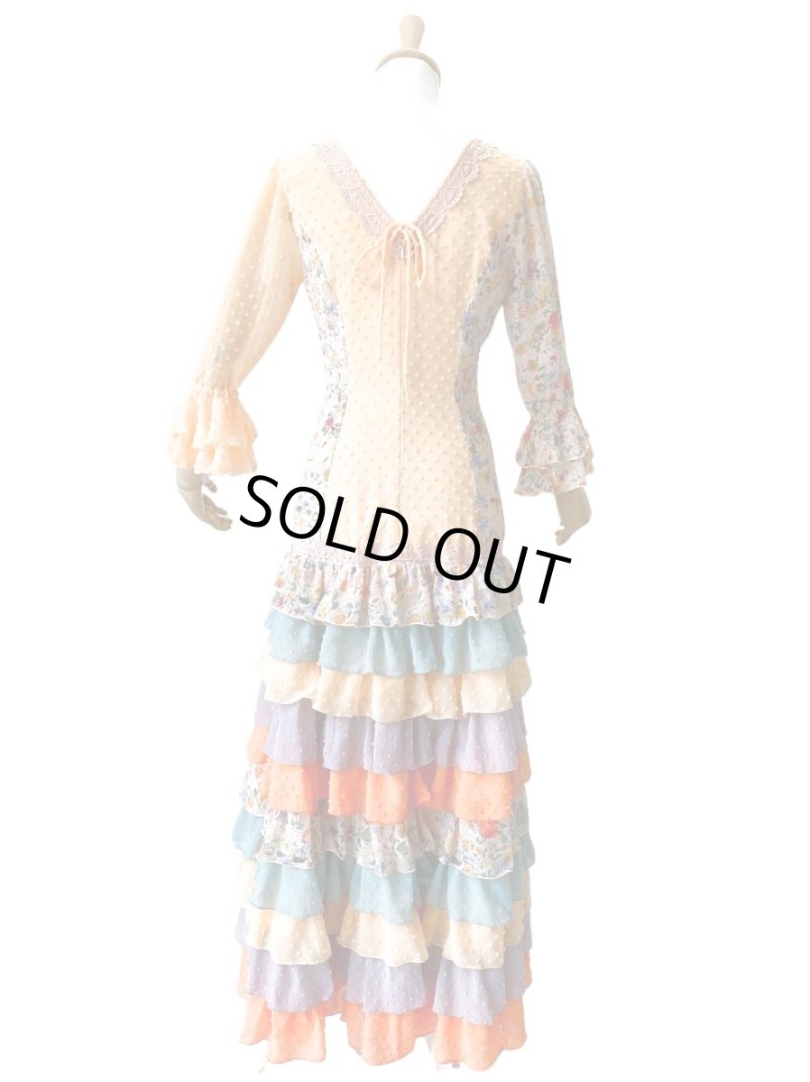 画像12: フラメンコドレス、Lサイズ、1点物 (12)