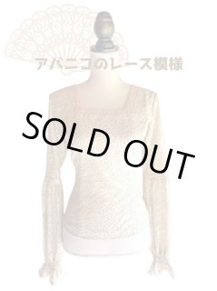 フラメンコ レース生地 ブラウス 通販 おしゃれ トップス