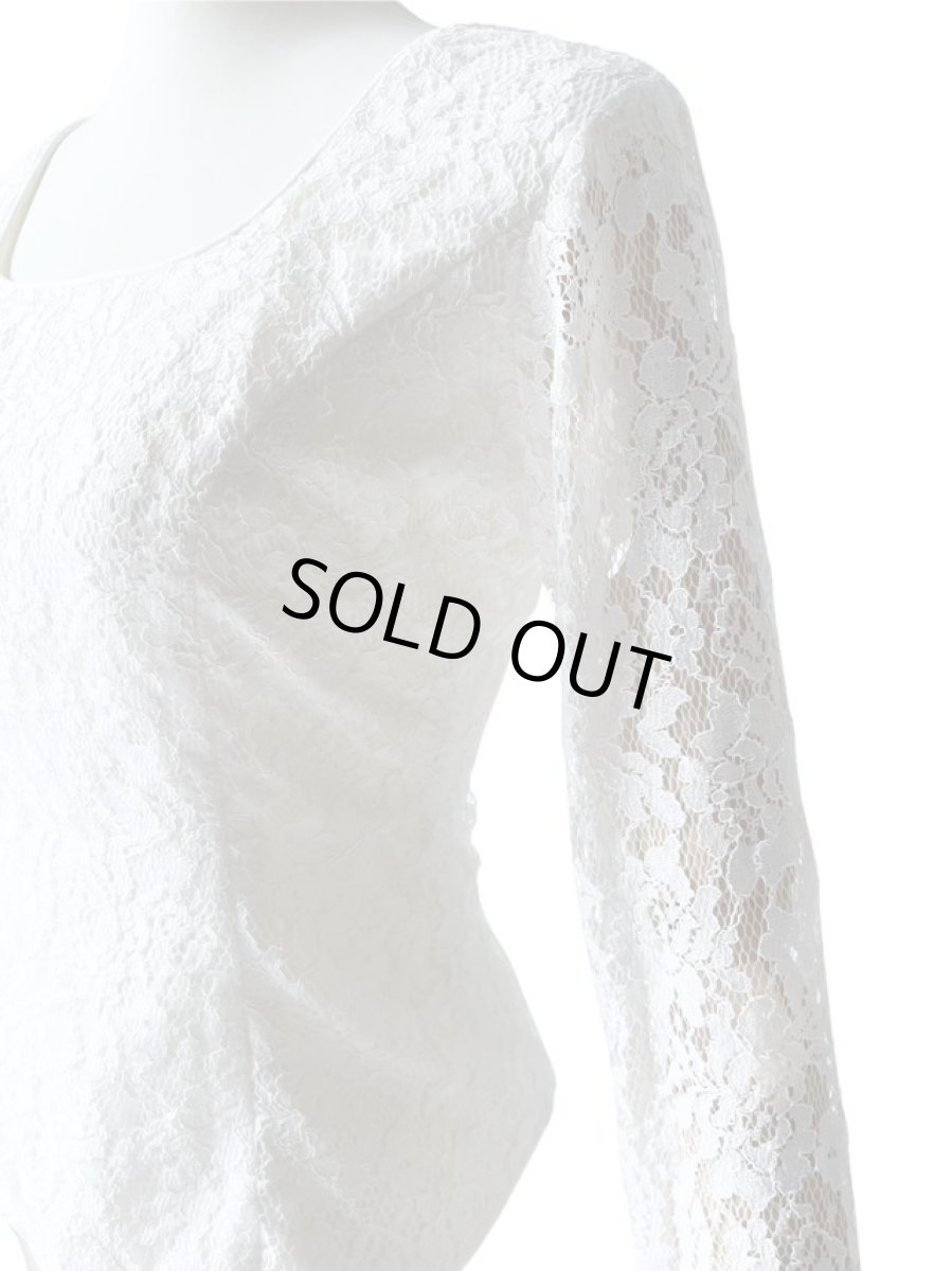 画像3: レースのブラウス、ホワイト (3)