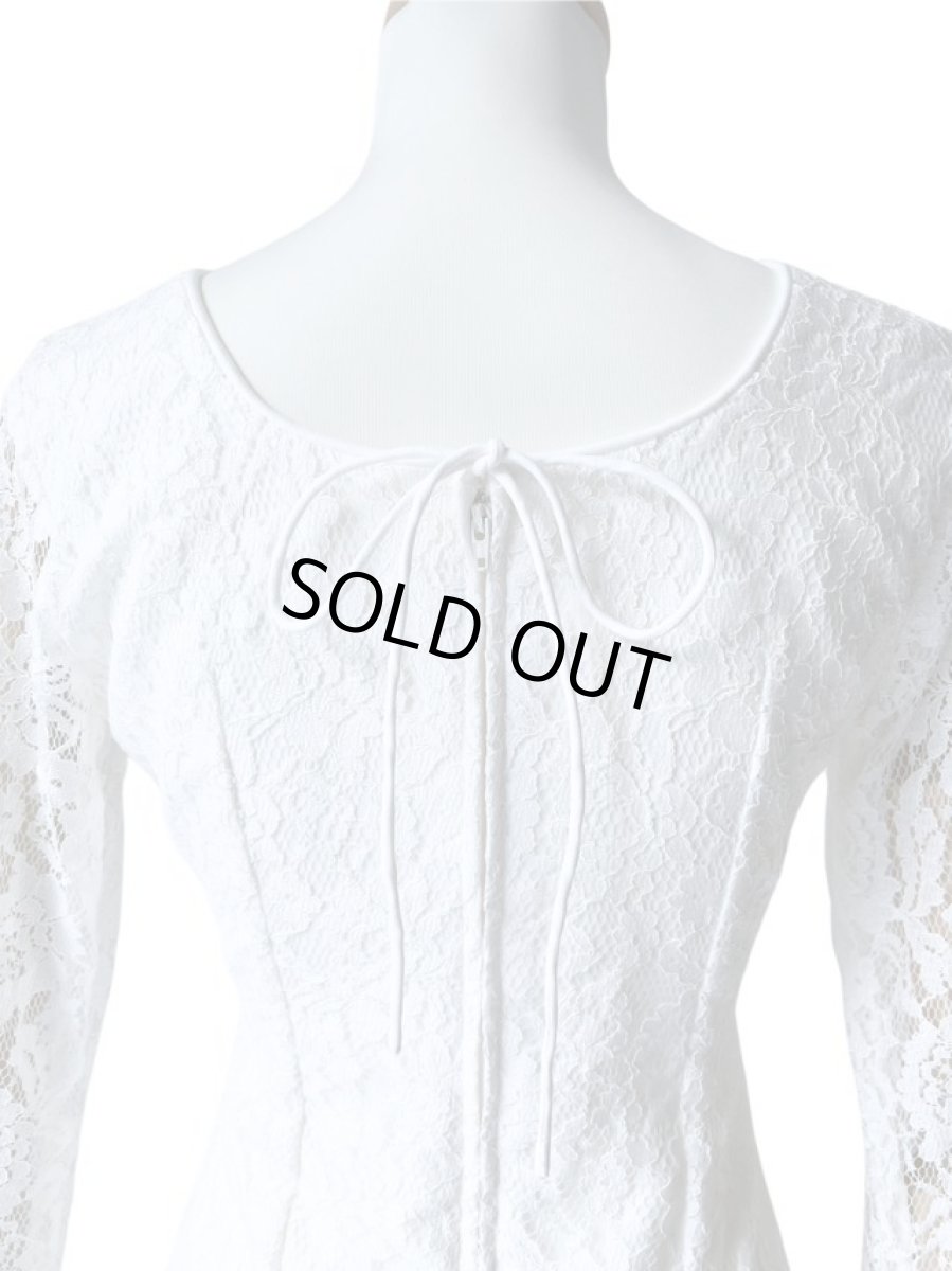 画像5: レースのブラウス、ホワイト (5)