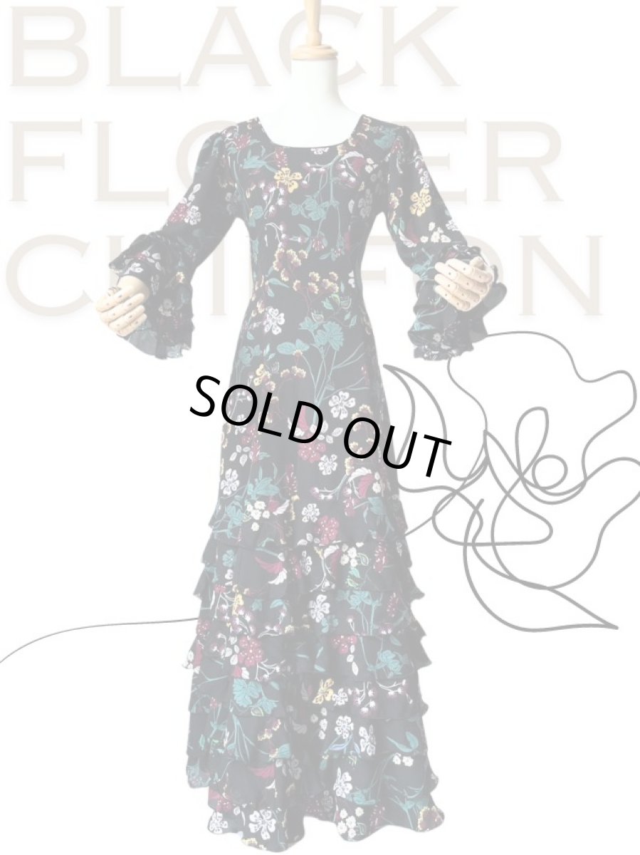 画像1: フラメンコドレス、Lサイズ (1)