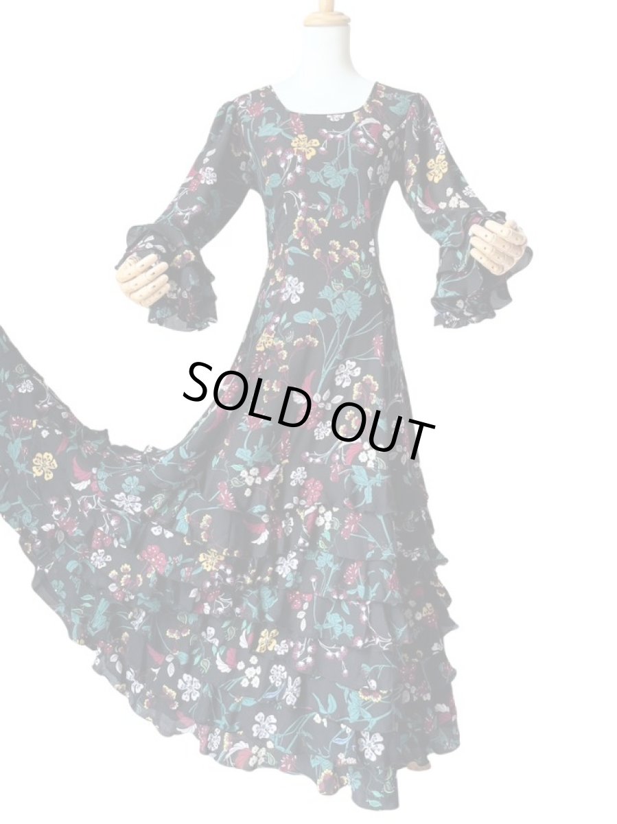 画像2: フラメンコドレス、Lサイズ (2)