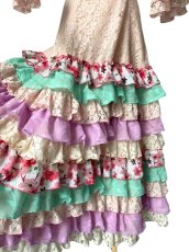 画像4: 《即納品》フラメンコドレス、MとLサイズ (4)