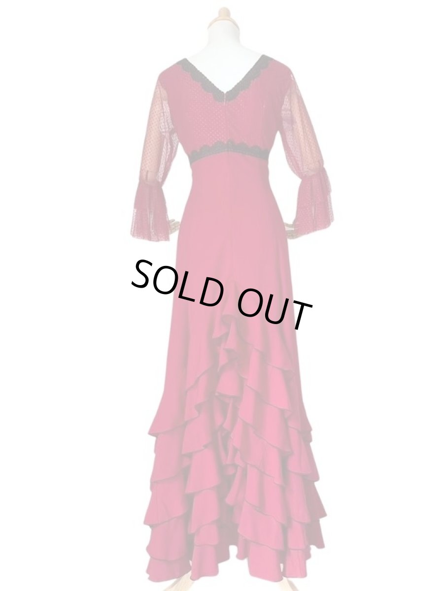 画像5: 《即納品》フラメンコドレス、Lサイズ (5)