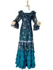 画像3: 《即納品》フラメンコドレス、Lサイズ (3)