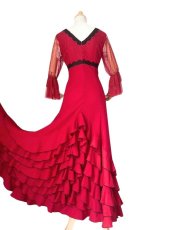 画像6: 《即納品》フラメンコドレス、Lサイズ (6)