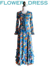 画像1: 《即納品》ツーピースドレス、Mサイズ、丈96cm (1)