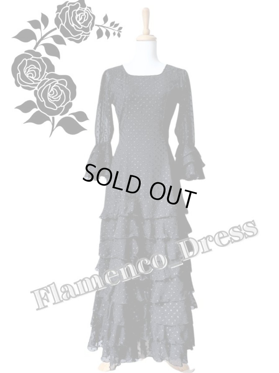 画像1: 《即納品》フラメンコドレス、M/Lサイズ (1)