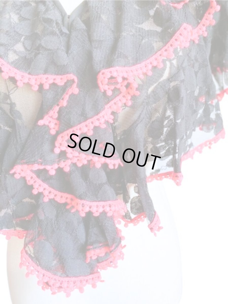 画像2: 《即納品》ボランテ・シージョ、リーフ柄レース (2)