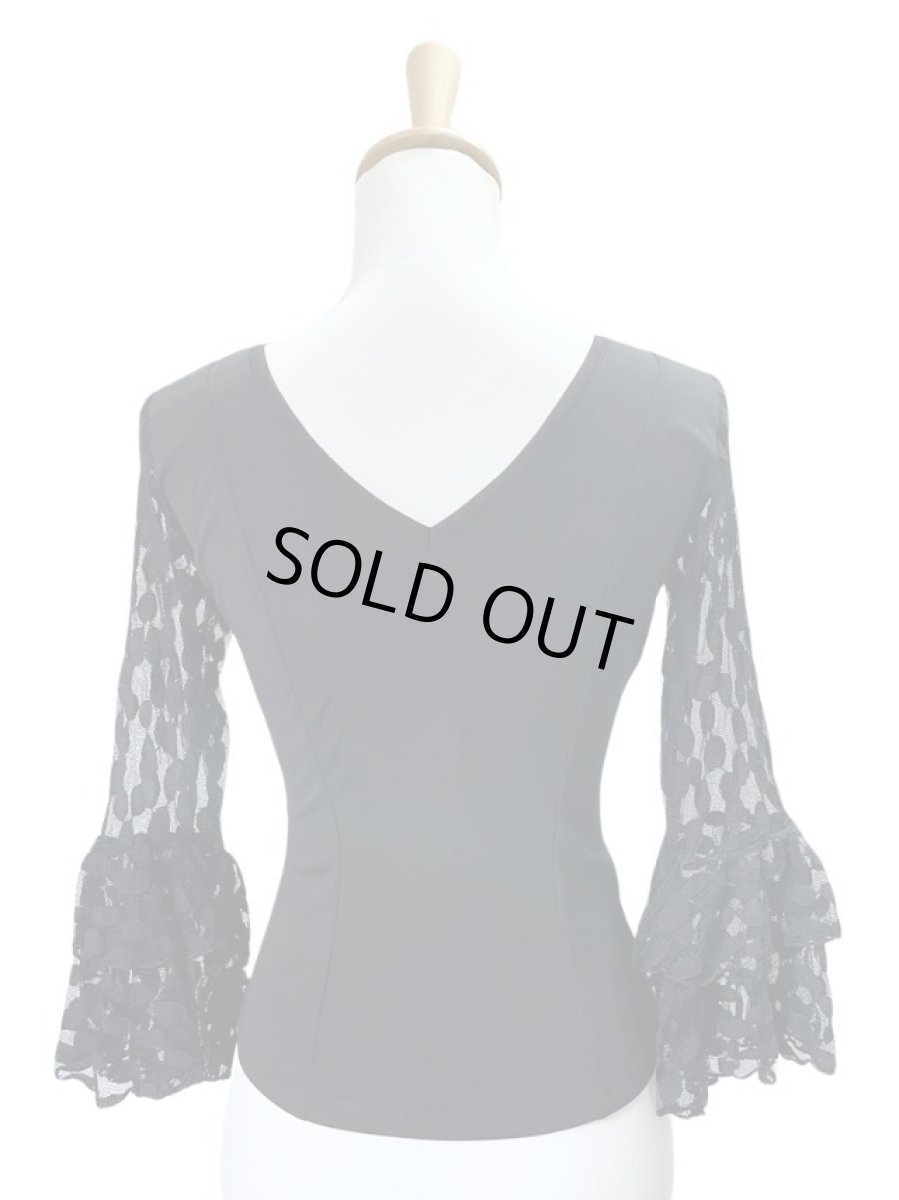 画像3: ニットのかぶりブラウス (3)