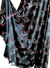 画像4: 美☆ストレッチ・ファルダ、Black×Flower (4)