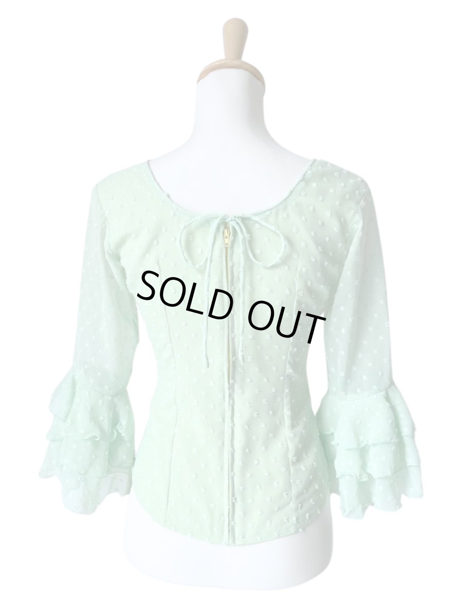 画像4: ブラウス、ペールグリーン (4)