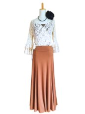 画像3: 《即納品》カシュクール、レース、ライトベージュ (3)