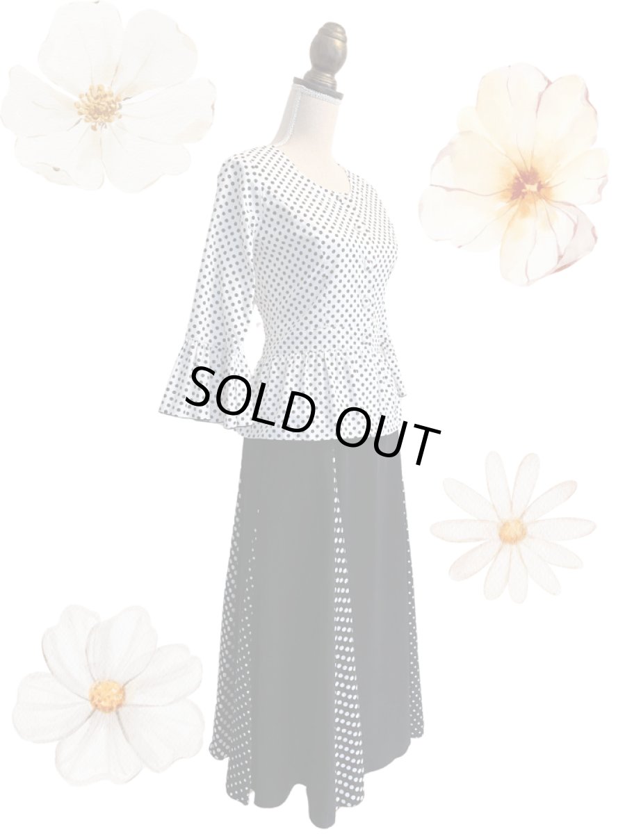 画像2: 在庫処分SALE《即納品》ジャケットブラウス、コットン、Mサイズ (2)