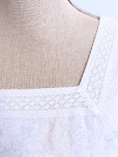画像4: SALE《即納品》コットン生地、ホワイト (4)