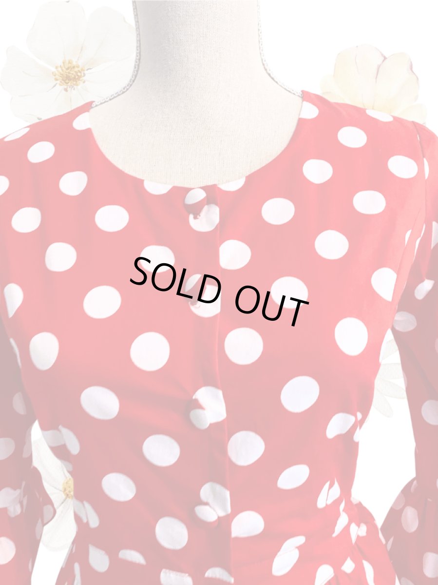 画像5: 《即納品》ジャケットブラウス、コットン、Mサイズ (5)