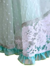 画像4: 《即納品》ラップファルダ、ミントグリーンが爽やか、あなたのための1点もの♪ (4)