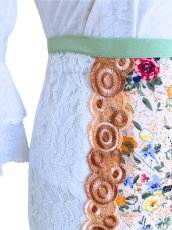 画像3: 《即納品》ラップファルダ、ミントグリーンが爽やか、あなたのための1点もの♪ (3)