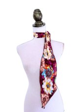 画像1: 《即納品》スカーフ、ストレート、あかむらさき (1)