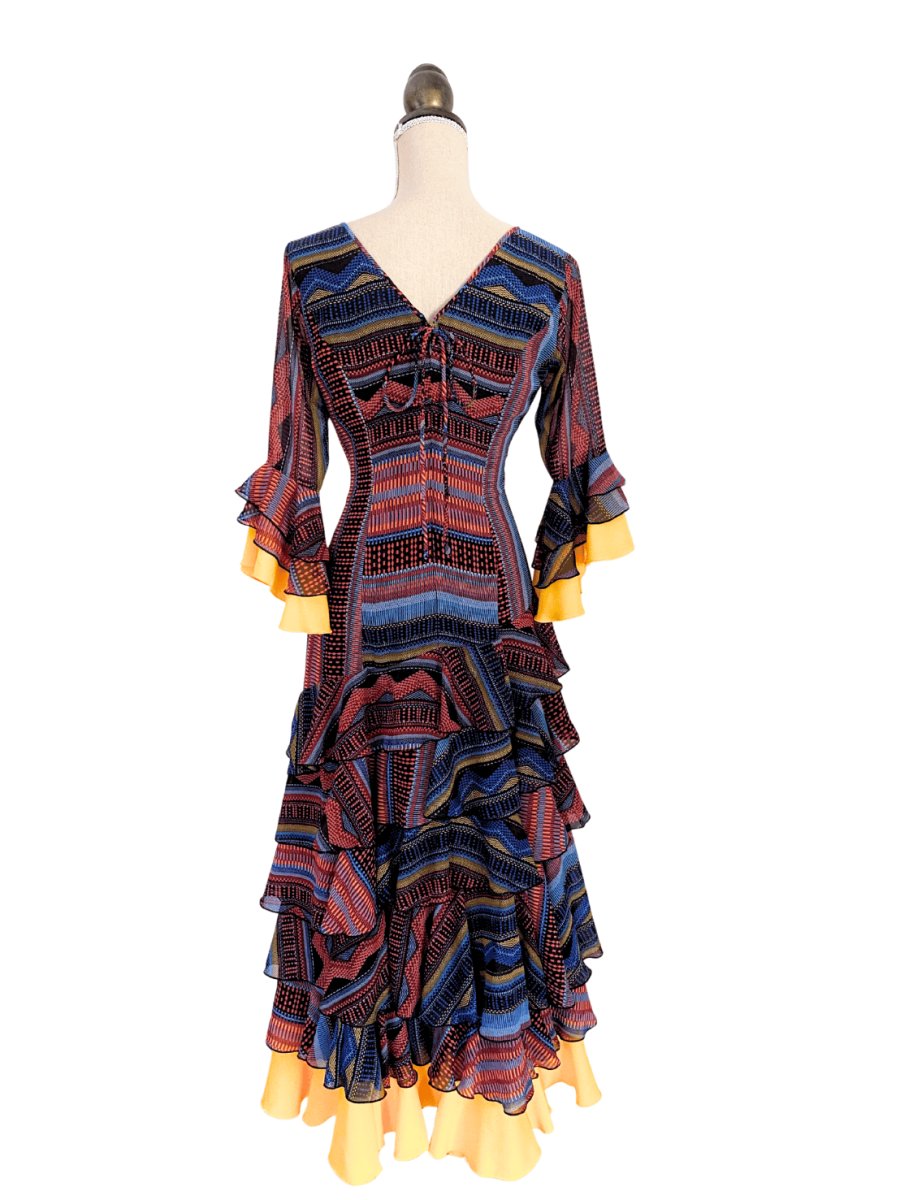 画像2: フラメンコドレス、Mサイズ (2)