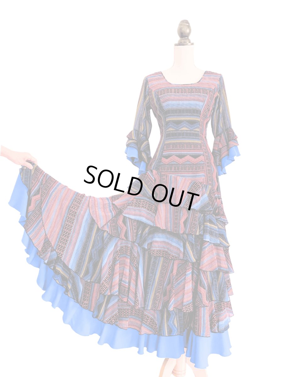 画像3: フラメンコドレス、Mサイズ (3)