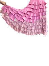 画像5: 《即納品》ファルダ、10段フリル、くすみピンク (5)