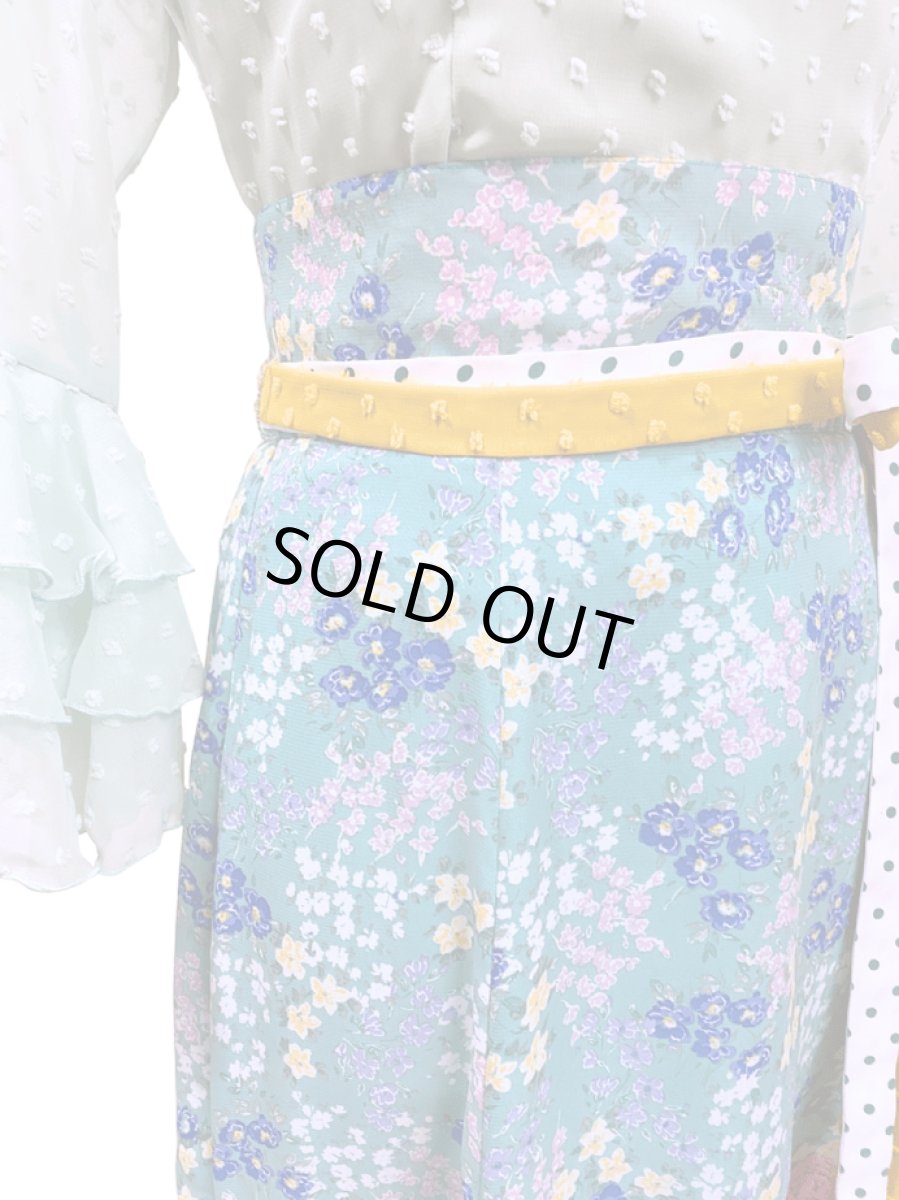 画像10: 在庫一掃SALE●《即納品》10段フリル、ウエストリボン (10)