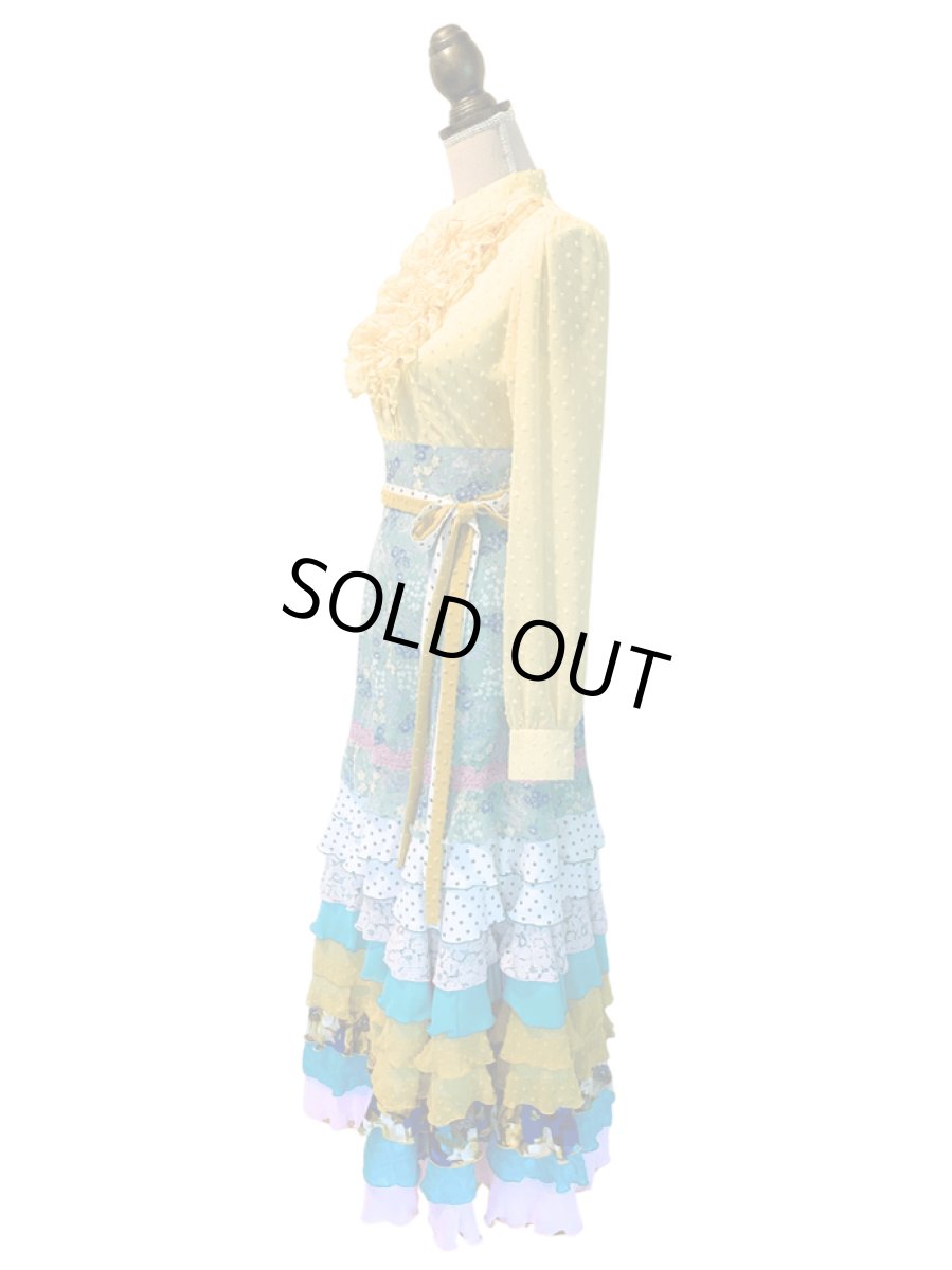 画像12: 在庫一掃SALE●《即納品》10段フリル、ウエストリボン (12)