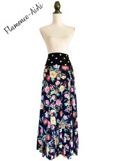 画像3: 10%OFF《即納品》美☆ストレッチ・ファルダ、ワイルドフラワー (3)
