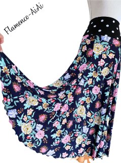 フラメンコ衣装　巻きスカート　アトリエあいあい フラメンコ衣装 巻きスカート アトリエあいあい - メルカリ