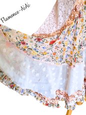 画像4: 《即納品》ラップファルダ、ピーチ＆ベージュカラー、1点もの♪ (4)