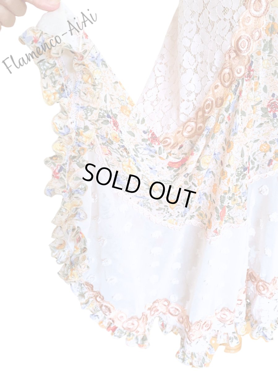 画像5: 《即納品》ラップファルダ、ピーチ＆ベージュカラー、1点もの♪ (5)