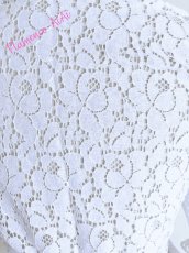 画像6: SALE‗カシュクール、ホワイト‗バラモチーフ (6)
