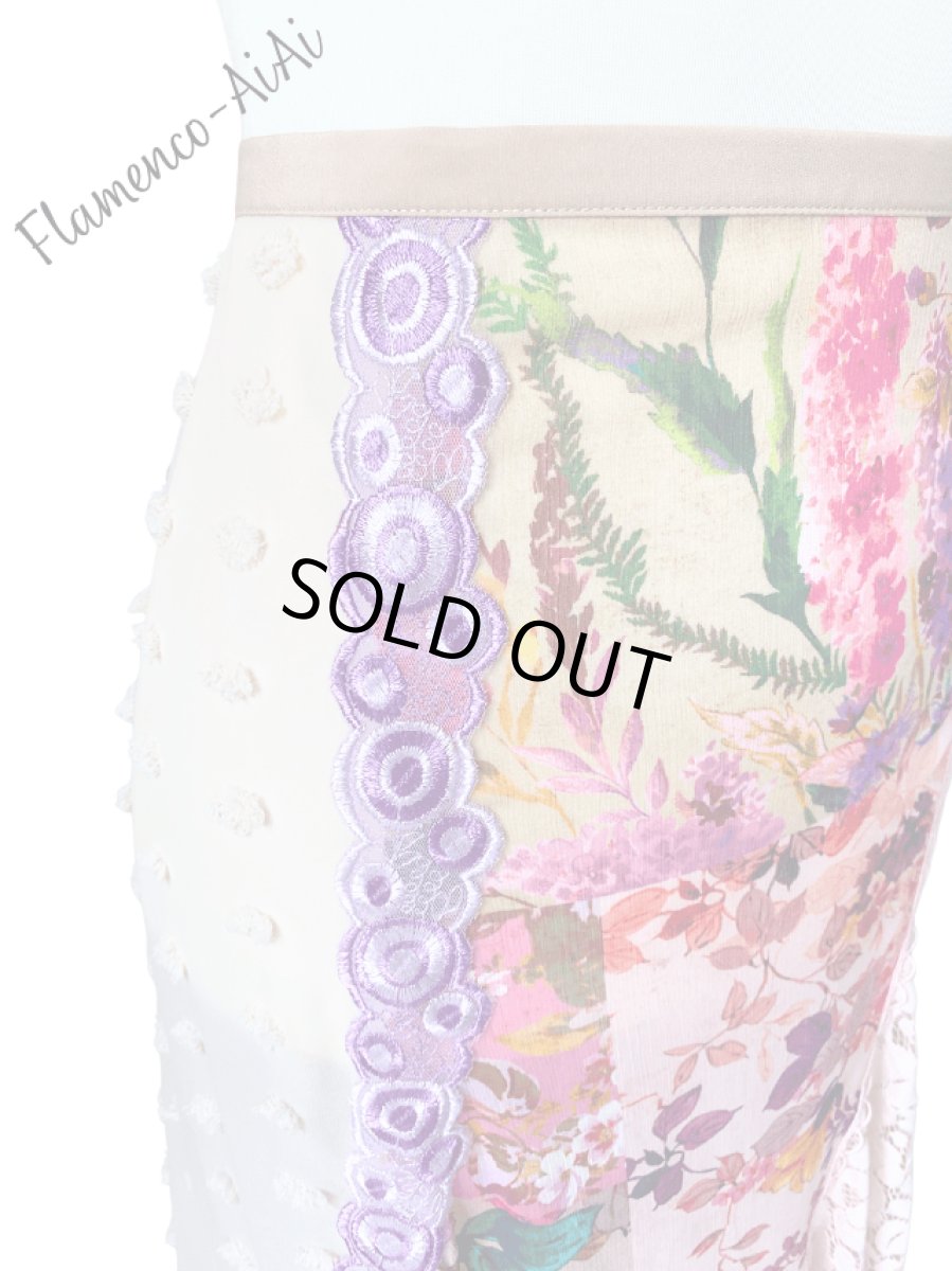 画像5: 《即納品》ラップファルダ、ピーチ＆ベージュカラー、1点もの♪ (5)