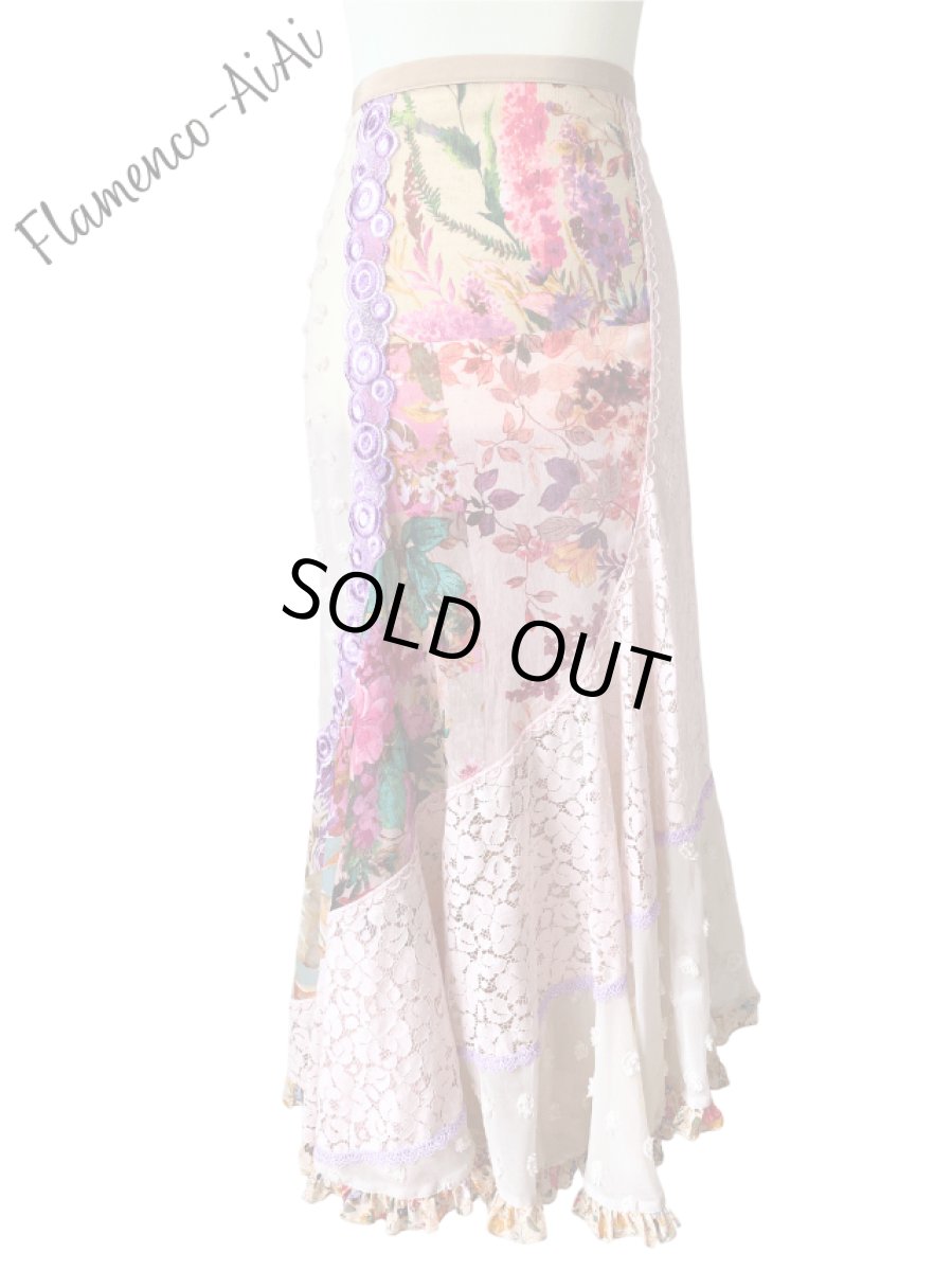 画像2: 《即納品》ラップファルダ、ピーチ＆ベージュカラー、1点もの♪ (2)