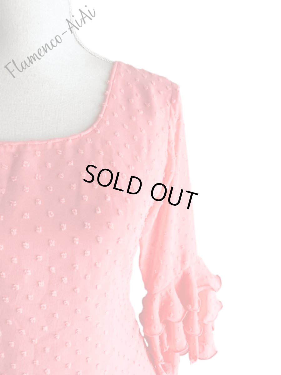 画像4: ブラウス、サーモンピンク (4)